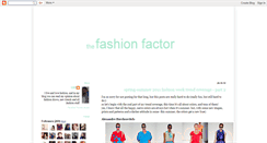 Desktop Screenshot of efashionfactor.blogspot.com