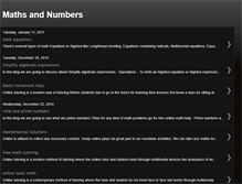 Tablet Screenshot of mathandnumbers1.blogspot.com