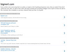 Tablet Screenshot of bigmerldotcom.blogspot.com