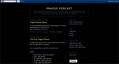 Desktop Screenshot of praguepodcast.blogspot.com