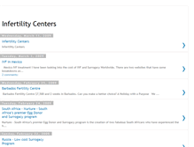 Tablet Screenshot of infertilitycenters.blogspot.com