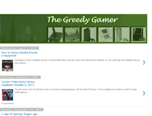 Tablet Screenshot of greedygamer.blogspot.com