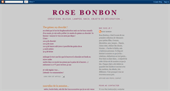 Desktop Screenshot of leblogderosebonbon.blogspot.com