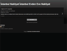 Tablet Screenshot of evdenevenakliyatistanbul.blogspot.com