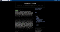 Desktop Screenshot of nooredmerele.blogspot.com