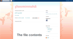 Desktop Screenshot of ghasemimmahdi.blogspot.com