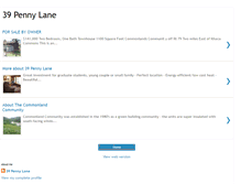 Tablet Screenshot of 39pennylane.blogspot.com