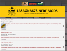 Tablet Screenshot of lasagna678nerfmods.blogspot.com