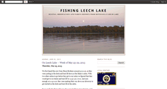 Desktop Screenshot of fishingleechlake.blogspot.com