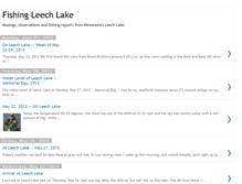 Tablet Screenshot of fishingleechlake.blogspot.com