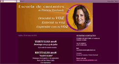 Desktop Screenshot of escueladecantantes.blogspot.com