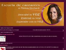 Tablet Screenshot of escueladecantantes.blogspot.com