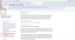 Desktop Screenshot of campus-security.blogspot.com