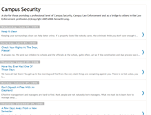 Tablet Screenshot of campus-security.blogspot.com