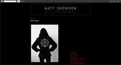 Desktop Screenshot of mattsnowden.blogspot.com