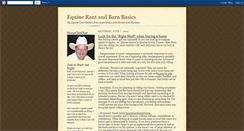 Desktop Screenshot of equineman.blogspot.com