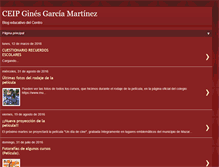 Tablet Screenshot of colegioginesgarcia.blogspot.com