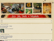 Tablet Screenshot of joysjotsshots.blogspot.com