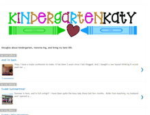 Tablet Screenshot of kindergartenkaty.blogspot.com