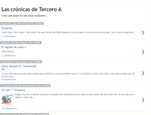 Tablet Screenshot of lascronicasde3a.blogspot.com
