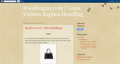 Desktop Screenshot of handbag20lvreplicabag.blogspot.com