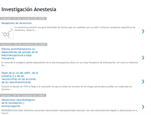 Tablet Screenshot of investigacionanestesia.blogspot.com