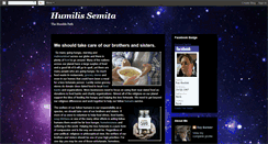 Desktop Screenshot of humilissemita.blogspot.com
