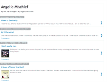 Tablet Screenshot of angelicmischief.blogspot.com