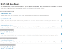 Tablet Screenshot of bigstickcardinals.blogspot.com