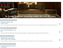 Tablet Screenshot of claytonstudios.blogspot.com