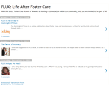 Tablet Screenshot of fluxlifeafterfostercare.blogspot.com