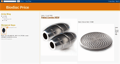Desktop Screenshot of biodisc-price.blogspot.com