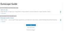 Tablet Screenshot of euroscapeguide.blogspot.com