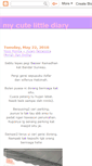 Mobile Screenshot of cutelildiary.blogspot.com