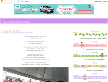 Tablet Screenshot of cutelildiary.blogspot.com