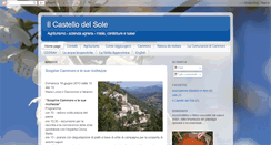 Desktop Screenshot of ilcastellodelsole.blogspot.com