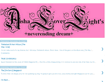 Tablet Screenshot of aishaloverlightneverdream.blogspot.com