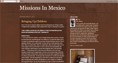 Desktop Screenshot of missionary2mexico.blogspot.com