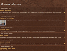 Tablet Screenshot of missionary2mexico.blogspot.com