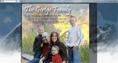 Desktop Screenshot of gertgefamily.blogspot.com