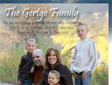 Tablet Screenshot of gertgefamily.blogspot.com