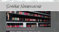 Desktop Screenshot of nagellacke.blogspot.com