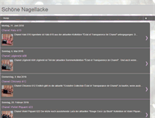 Tablet Screenshot of nagellacke.blogspot.com