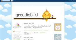 Desktop Screenshot of greediebird.blogspot.com