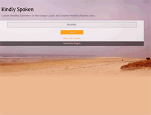 Tablet Screenshot of kindlyspoken.blogspot.com