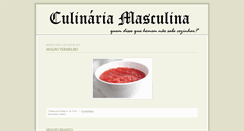 Desktop Screenshot of culinaria-masculinablog.blogspot.com