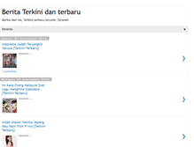 Tablet Screenshot of beritaterbaru-terkini.blogspot.com