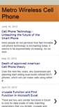 Mobile Screenshot of metrowirelesscellphone.blogspot.com