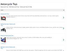 Tablet Screenshot of motorcycletoys.blogspot.com