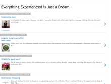 Tablet Screenshot of everythingexperiencedisjustadream.blogspot.com